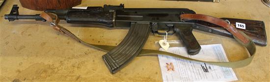 Russian self loading rifle with Deactivation Certificate